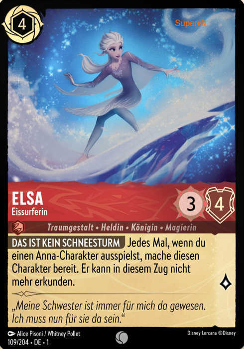 Lorcana Kapitel 1-109 C Elsa Rubin