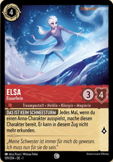 Lorcana Kapitel 1-109 C Elsa Rubin