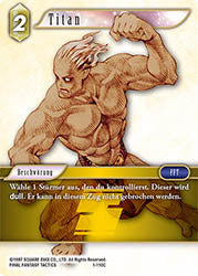 Final Fantasy Opus 1-110 C Titan Erde