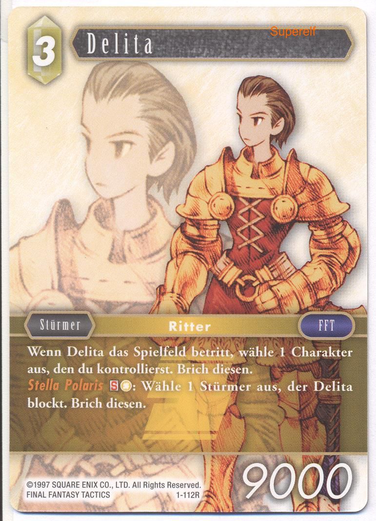 Final Fantasy Opus 1-112 R Delita Erde - Wave 1 -