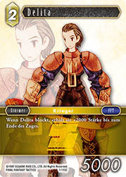 Final Fantasy Opus 1-113 C Delita Erde