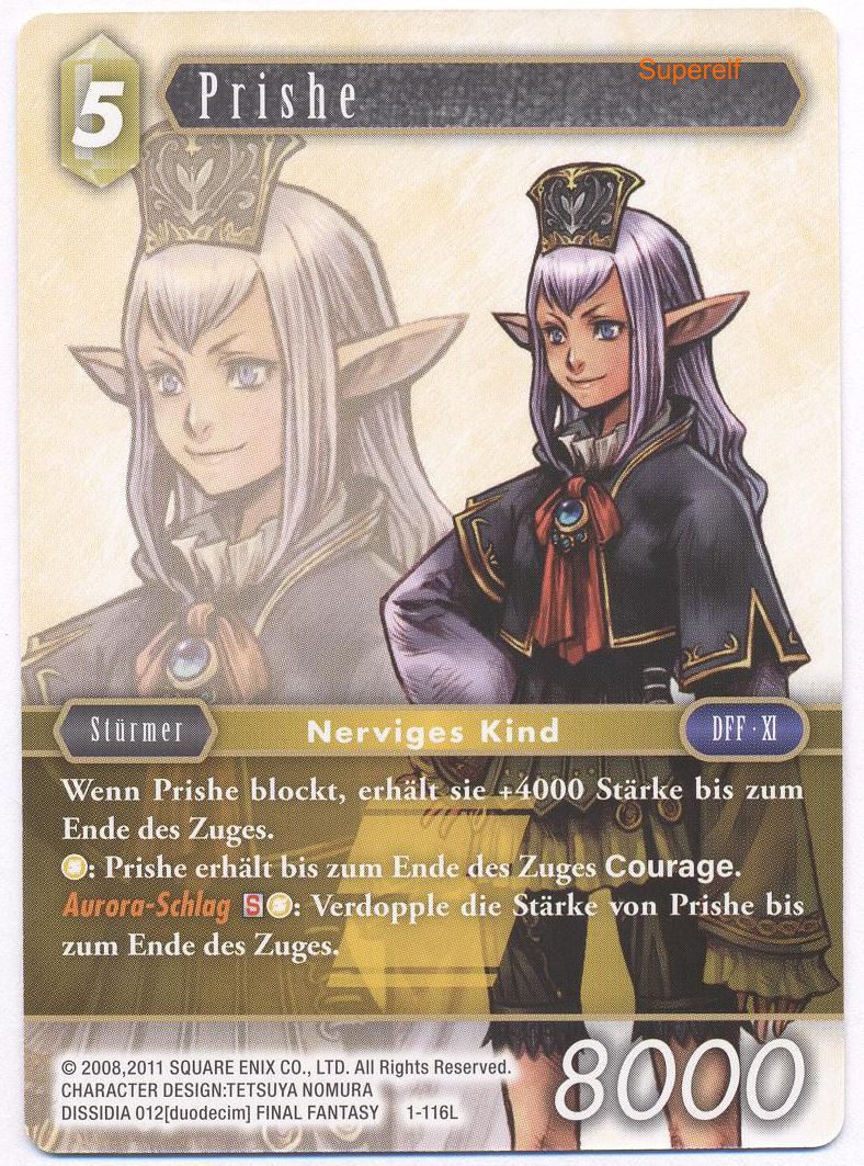 Final Fantasy Opus 1-116 L Prishe Erde - Wave 1 -