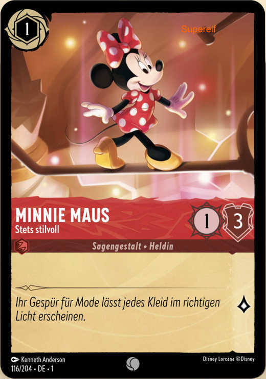 Lorcana Kapitel 1-116 C Minni Maus Rubin