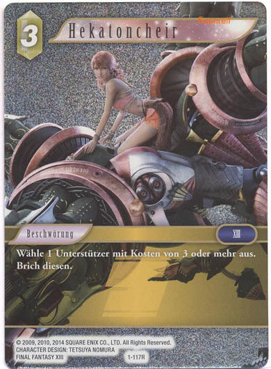Final Fantasy Opus 1-117 R Hecatoncheir Erde