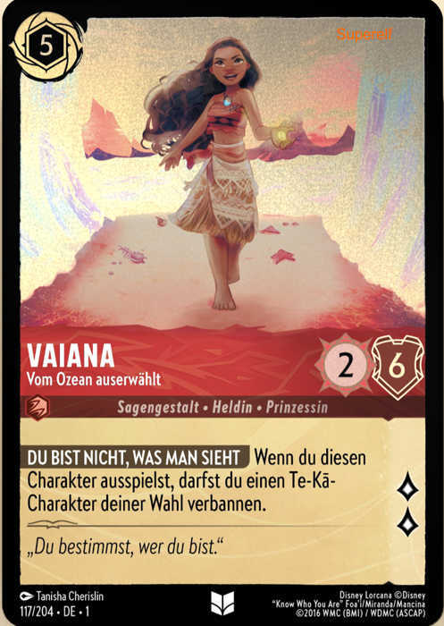 Lorcana Kapitel 1-117 UC Vaiana Rubin