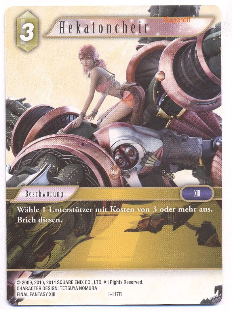 Final Fantasy Opus 1-117 R Hecatoncheir Erde