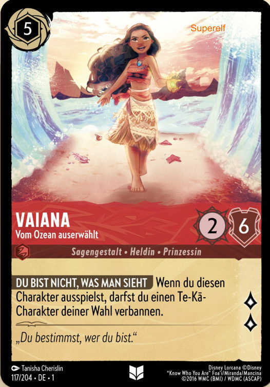 Lorcana Kapitel 1-117 UC Vaiana Rubin