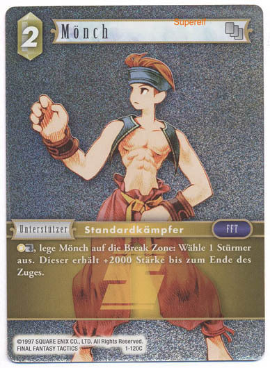 Final Fantasy Opus 1-120 C Mönch Erde