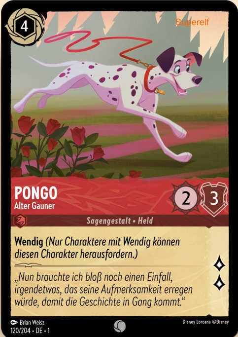 Lorcana Kapitel 1-120 C Pongo Rubin