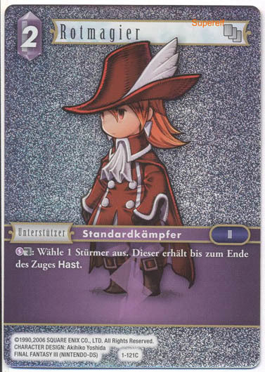 Final Fantasy Opus 1-121 C Rotmagier Blitz