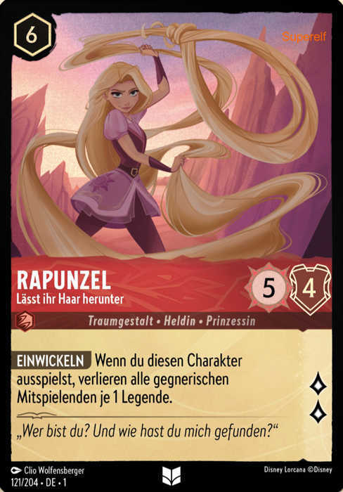 Lorcana Kapitel 1-121 UC Rapunzel Rubin