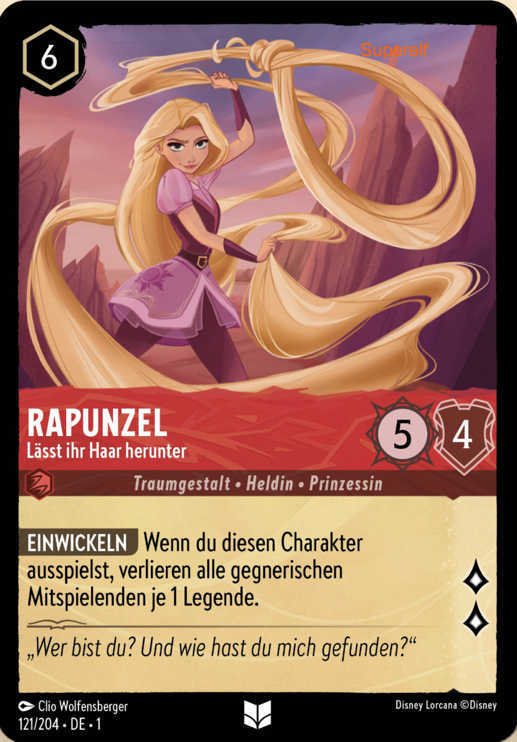 Lorcana Kapitel 1-121 UC Rapunzel Rubin