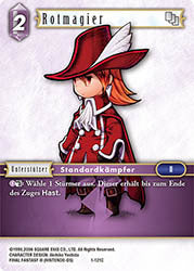 Final Fantasy Opus 1-121 C Rotmagier Blitz