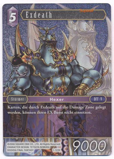 Final Fantasy Opus 1-122 H Exdeath Blitz