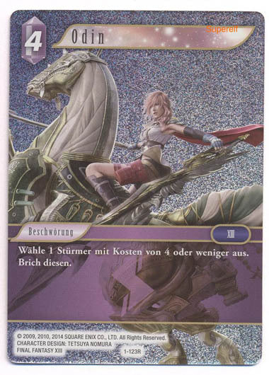 Final Fantasy Opus 1-123 R Odin Blitz