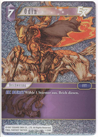 Final Fantasy Opus 1-124 R Odin Blitz