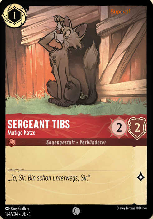 Lorcana Kapitel 1-124 C Sergent Tibs Rubin