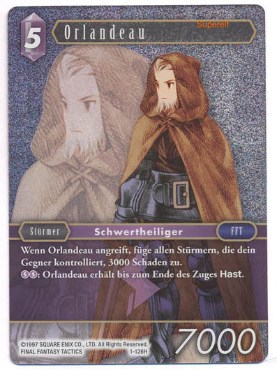 Final Fantasy Opus 1-126 H Orlandeau Blitz