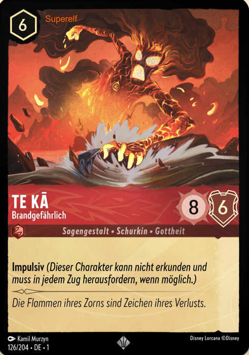 Lorcana Kapitel 1-126 SR TE KA Rubin