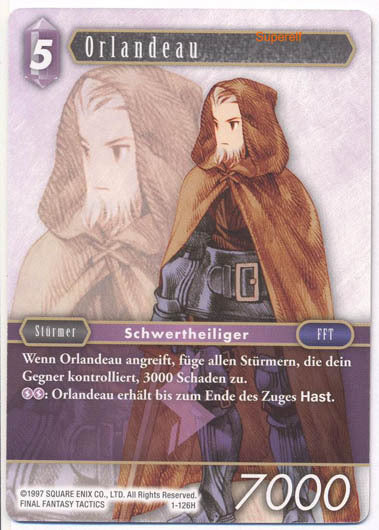 Final Fantasy Opus 1-126 H Orlandeau Blitz