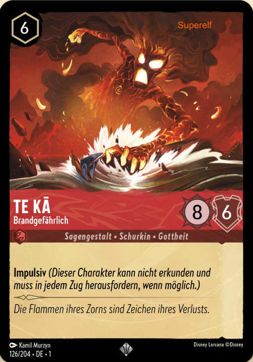 Lorcana Kapitel 1-126 SR TE KA Rubin