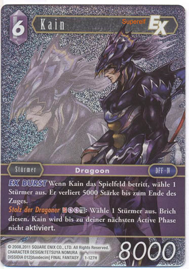 Final Fantasy Opus 1-127 H Kain Blitz
