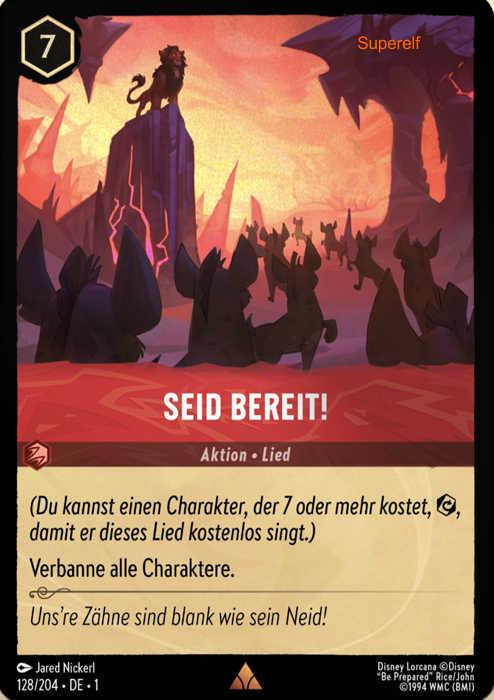 Lorcana Kapitel 1-128 R Seid Bereit! Rubin