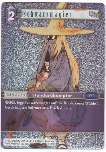 Final Fantasy Opus 1-130 C Schwarzmagier Blitz