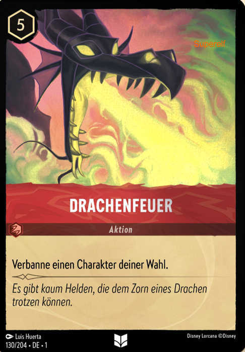 Lorcana Kapitel 1-130 UC Drachenfeuer Rubin