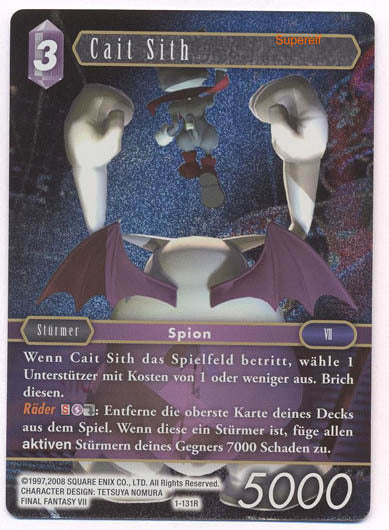 Final Fantasy Opus 1-131 R Cait Sith Blitz