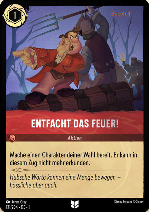 Lorcana Kapitel 1-131 UC Entfacht das Feuer! Rubin
