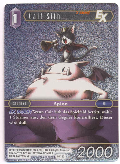 Final Fantasy Opus 1-132 C Cait Sith Blitz