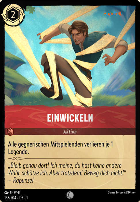 Lorcana Kapitel 1-133 C Einwickeln Rubin