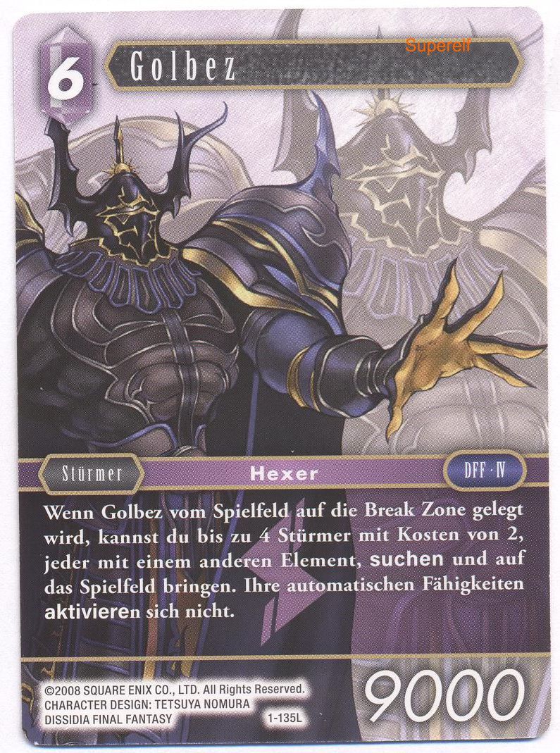 Final Fantasy Opus 1-135 L Golbez Blitz