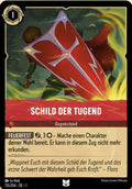 Lorcana Kapitel 1-135 UC Schild der Tugend Rubin