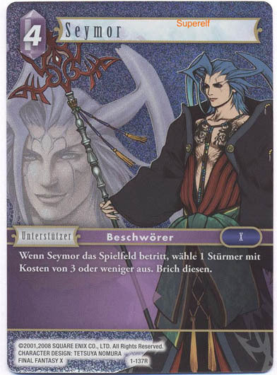 Final Fantasy Opus 1-137 R Seymour Blitz