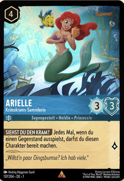 Lorcana Kapitel 1-137 R Arielle Saphir