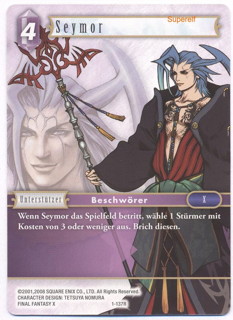 Final Fantasy Opus 1-137 R Seymour Blitz