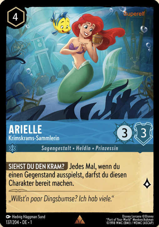 Lorcana Kapitel 1-137 R Arielle Saphir