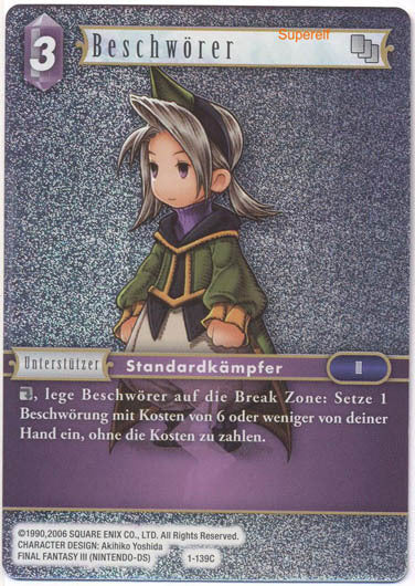 Final Fantasy Opus 1-139 C Beschwörer Blitz