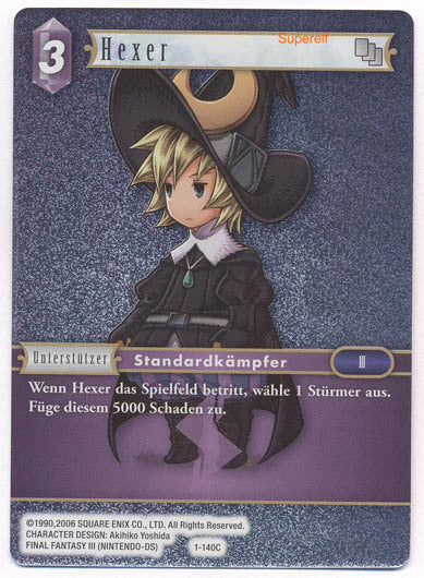 Final Fantasy Opus 1-140 C Hexer Blitz