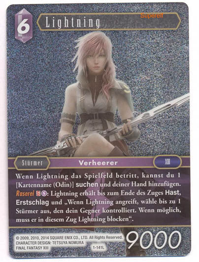 Final Fantasy Opus 1-141 L Lightning Blitz - Wave 1 -
