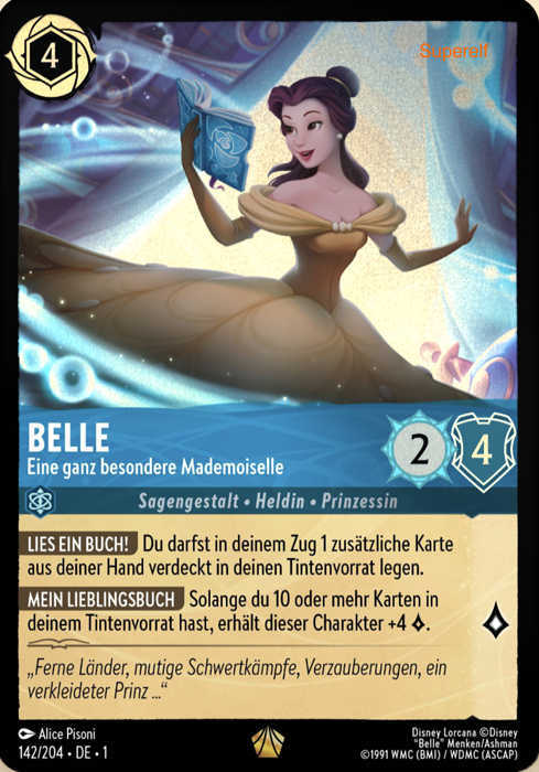 Lorcana Kapitel 1-142 L Belle Saphir