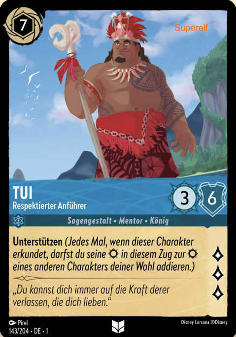 Lorcana Kapitel 1-143 UC TUI Saphir