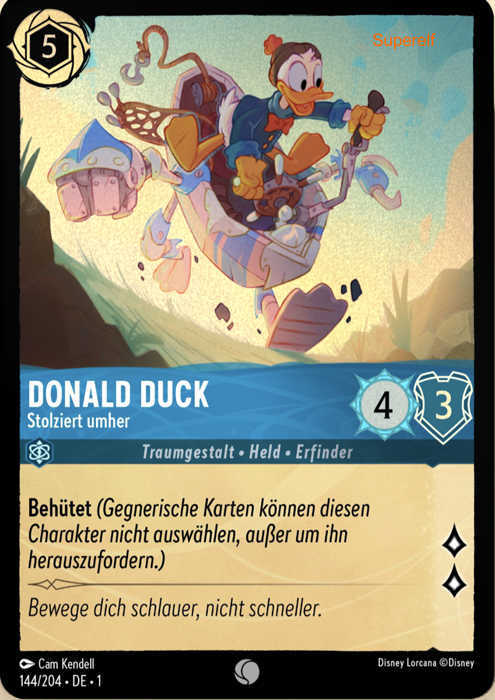 Lorcana Kapitel 1-144 C Donald Duck Saphir