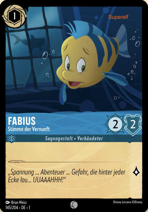 Lorcana Kapitel 1-145 C Fabius Saphir