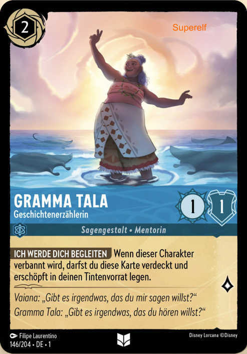 Lorcana Kapitel 1-146 UC Gramma Tala Saphir