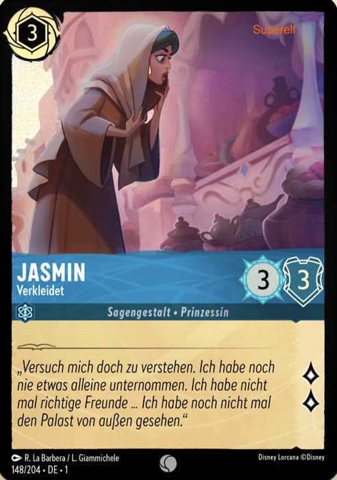 Lorcana Kapitel 1-148 C Jasmin Saphir