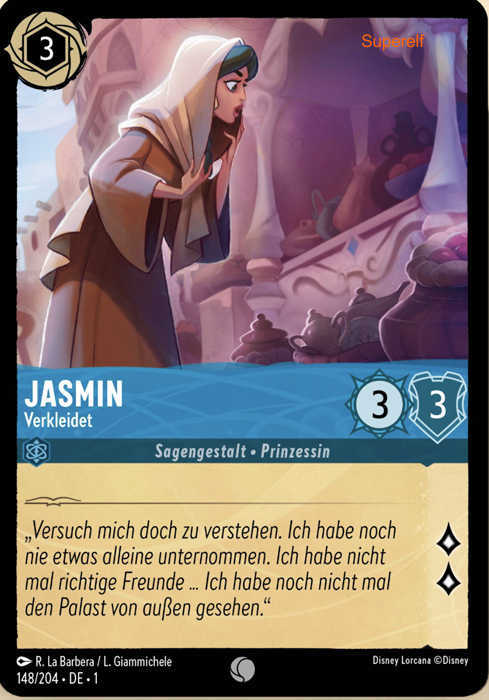 Lorcana Kapitel 1-148 C Jasmin Saphir
