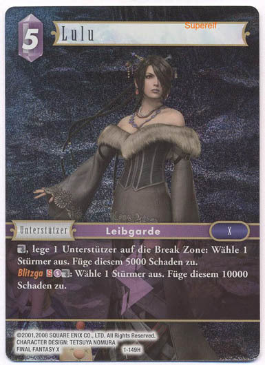 Final Fantasy Opus 1-149 H Lulu Blitz - Wave 1 -